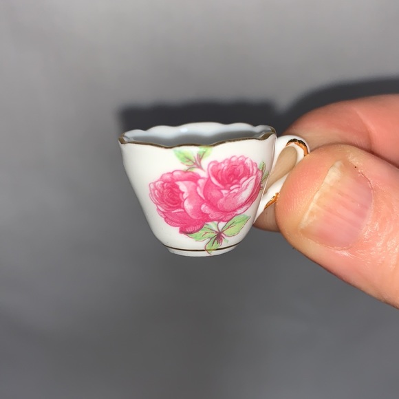 Miniature child/ dollhouse tea service set. Porcelain. From Germany - Picture 5 of 9